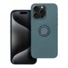 Futerał do iPhone 15 PRO MAX Silicone Ring zielony