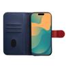 Etui z klapką na iPhone 17 PRO MAX Split Book granatowo-czerwone