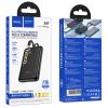 Powerbank Hoco 10000 mAh QC PD 22,5W z wbudowanymi kablami USB C + Lightning Q37 czarny
