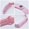 Pasek silikonowy do XIAOMI Mi Band 5 / 6 / 7 różowy (06)
