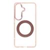 Etui na Samsung S26 Frame Circle Stand zgodne z MagSafe złote