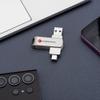 Pendrive 128GB USB 3.2 Gen 1 (USB A / USB C) Forcell F-Data Metal Duo srebrny