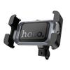 Uchwyt na telefon do roweru / motocykla Hoco do kierownicy H82 czarno szary