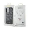 GUESS futerał do IPHONE 15 Pro kompatybilny z MagSafe GUHMP15LHGCFSEK (CUBE Stripes) czarny