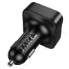 Transmiter samochodowy bluetooth Hoco USB A + USB C QC PD 35W E87 czarny