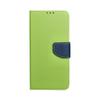 Kabura FANCY Book do SAMSUNG A03 granatowo limonkowy