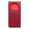 Etui z klapką na Xiaomi Redmi 14C Smart Pro Book skórzane bordowe