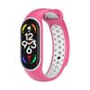 Pasek silikonowy do XIAOMI Mi Band 5 / 6 / 7 różowy (07)