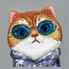 NIMMY futerał GLASSES COOL CAT do IPHONE 16 szary