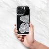 Etui na iPhone 18 Pro Max / 17 Pro Max Teddy Bear srebrne