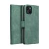 Etui z klapką na iPhone 13 Tender Book zielone