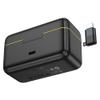 Mikrofon krawatowy bezprzewodowy Lightning / USB C Hoco 2 szt L17 czarny
