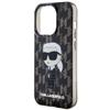 KARL LAGERFELD futerał do IPHONE 15 Pro KLHCP15LHNKMKLK (Ikonik Monogram) czarny