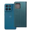 Etui z klapką na Motorola G57 Power Smart Magneto ciemnozielone