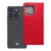 Etui z klapką na Motorola EDGE 70 Smart Case Book czerwone