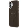 GUESS futerał do IPHONE 17 kompatybilny z MagSafe GUHMP17SPSAREGSW (PU W/ Classic Logo) brązowy