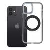 Etui na iPhone 12 Frame Circle Stand zgodne z MagSafe czarne
