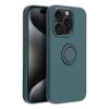 Futerał do iPhone 15 PRO Silicone Ring zielony