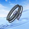 Kabel USB C do Lightning Hoco PD 27W z wyświetlaczem 1 m X112 czarny