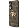 GUESS futerał do SAMSUNG S25 Edge GUHCS25E4GMGBR (4G PU Big Logo) brązowy