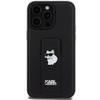 KARL LAGERFELD futerał do IPHONE 13 Pro Max KLHCP13XGSACHPK (Gripstand Saffiano choupette PIN) czarny