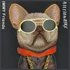 NIMMY futerał GLASSES COOL DOG do IPHONE 15 Pro Max czarny