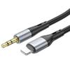 Kabel AUX Jack 3,5 mm do Lightning Hoco 1 m UPA22 czarny