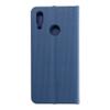 Etui z klapką na Huawei P Smart 2019 Luna Book Carbon niebieskie