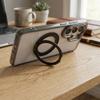 Etui na Samsung A36 Frame Circle Stand zgodne z MagSafe czarne