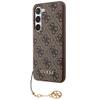 GUESS futerał do SAMSUNG S24 Plus GUHCS24MGF4GBR (4G Charm) brązowy