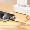 Adapter USB C do Lightning Hoco UA36D transparentny czarny