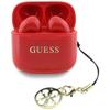 Słuchawki bezprzewodowe douszne Guess TWS Effect Printed Classic Logo & Charm czerwone