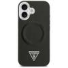 GUESS futerał do IPHONE 17 kompatybilny z MagSafe GUHMP17SPSDTSCMK (PU W/ Triangle Logo) czarny