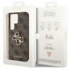 GUESS futerał do SAMSUNG S24 Ultra GUHCS24L4GMGBR (Leather 4G Metal Logo) brązowy