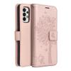 Etui z klapką na Samsung A32 LTE ( 4G ) Mezzo Book drzewo złoto-różowe