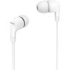 Słuchawki przewodowe douszne Jack 3,5 mm Philips TAE1105WT/00 białe