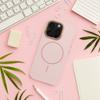Futerał do iPhone 14 PRO Frame Mag Cover zgodny z MagSafe pudrowy róż