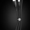 Kabel USB A do Typ C VEGER 2,4A V104 1,2 m czarny