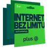 Karta Startowa PLUS 5zł internet bez limitu
