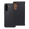 Etui z klapką na Samsung A37 5G Smart Pro Book skórzane czarne