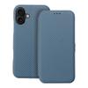 Etui z klapką na iPhone 16 PLUS Folio Side Magnet niebieskie