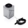 Ładowarka indukcyjna Forcell F-Energy 3w1 Rotation Cube Qi2 zgodna z MagSafe (F-06) srebrna 0INT