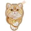 NIMMY zawieszka magnetyczna DENIM FASHION GINGER CAT brązowa