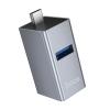 Adapter 3w1 (USB 2.0 x 2+USB 3.0) USB-C Hoco HB54A szary