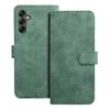 Etui z klapką na Samsung A14 4G / A14 5G Tender Book zielone