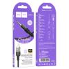 Kabel AUX Jack 3,5 mm do Lightning Hoco 1,2 m UPA27 czarny