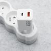 Ładowarka sieciowa do telefonu Forcell F-Energy Mini GaN III USB C + USB A PD QC4.0 45W VT-36 biała