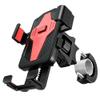 Uchwyt na telefon do roweru / motocykla Hoco do kierownicy CA73 czarno czerwony