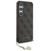 GUESS futerał do SAMSUNG S24 FE GUHCS24FEGF4GBR (HC PU 4G Charm) brązowy