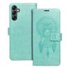 Etui z klapką na Samsung A14 4G / A14 5G Mezzo Book łapacz snów zielone
